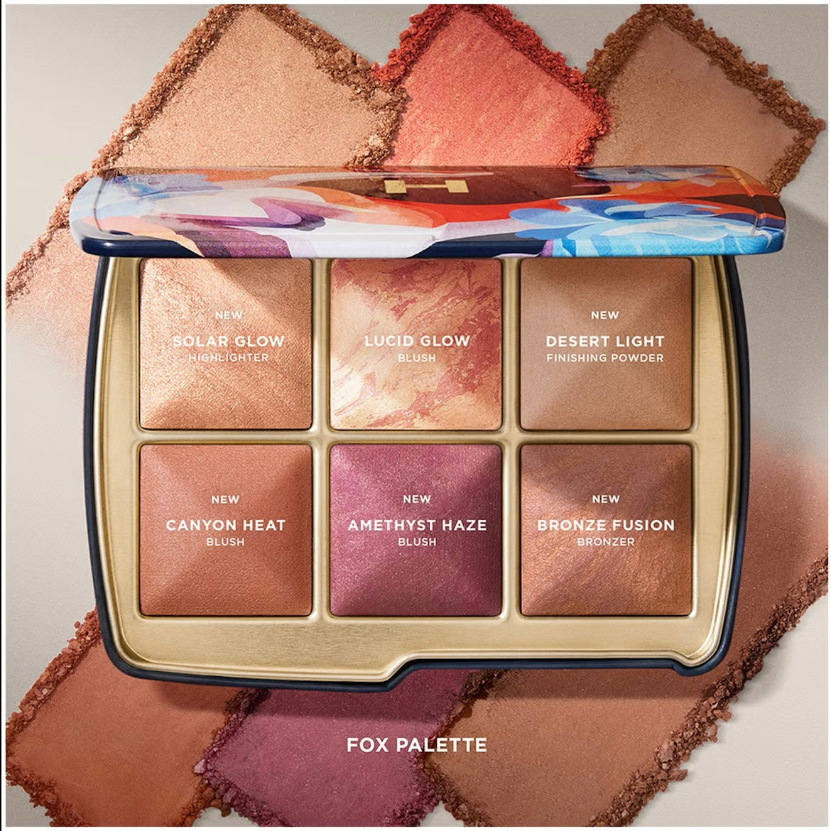 Paleta Hourglass Ambient Lighting Edit Fox Rubor Iluminador Vegano