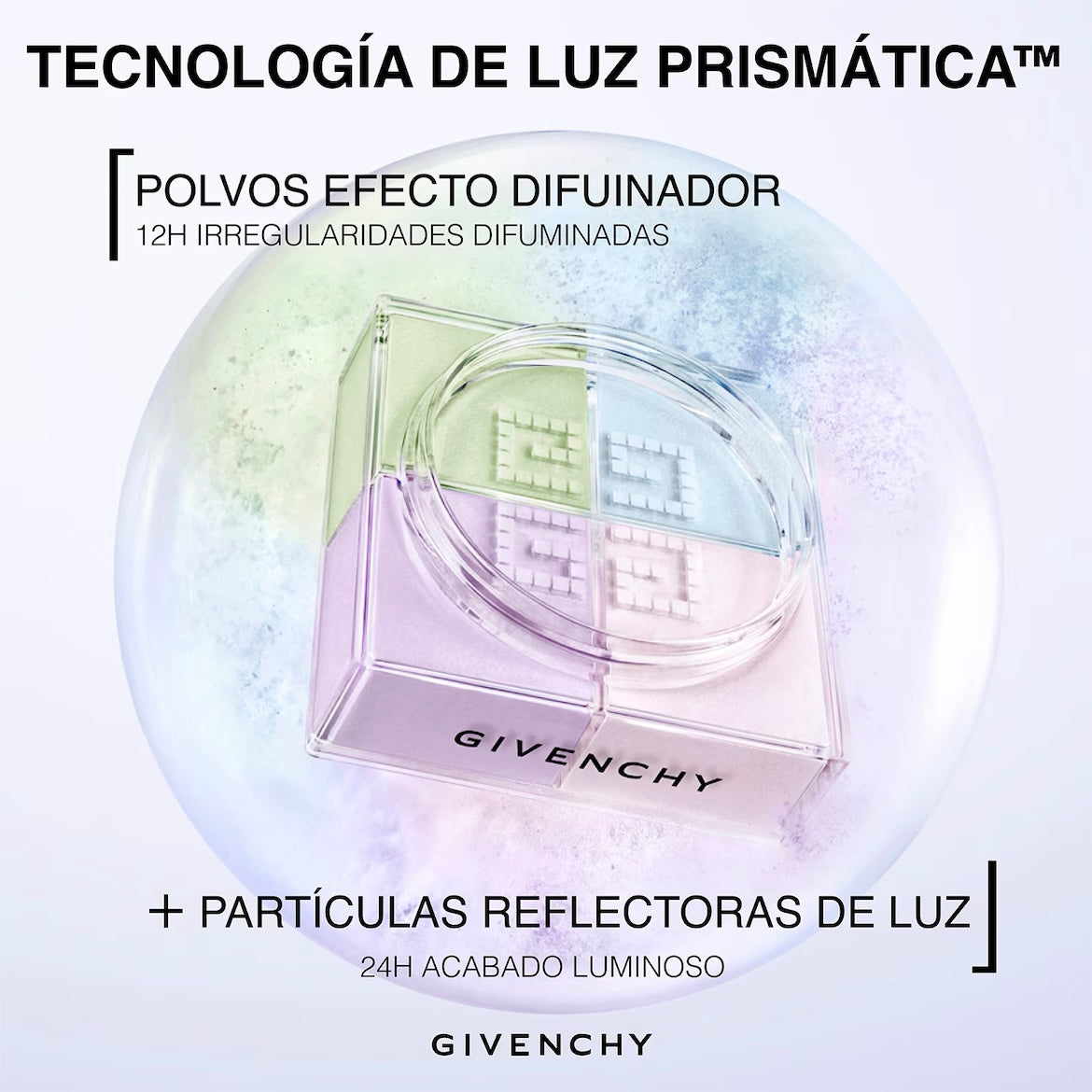 Givenchy Polvo Suelto Prisme Libre Tono 1 Mousseline Pastel Nueva Versión 4x3gramos